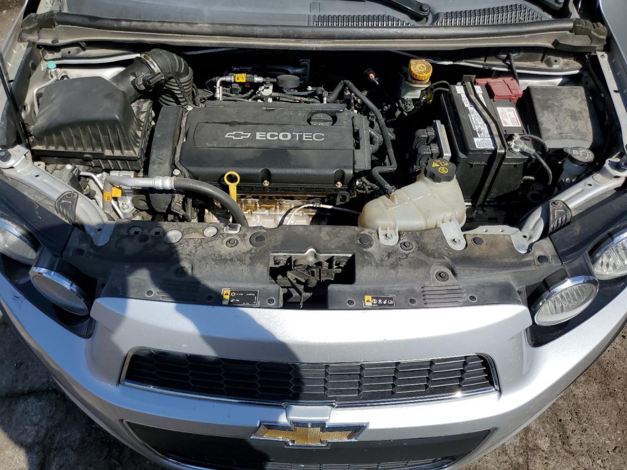 2012 Chevrolet Sonic VIN 1G1JA5SH6C4106900 Copart auction photo, rear end / front end damage thumbnail 11
