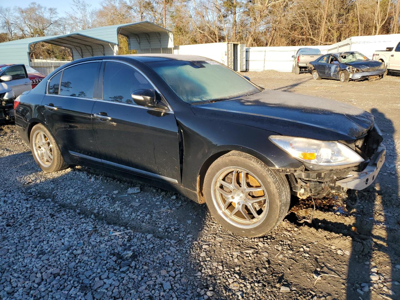 2009 Hyundai Genesis VIN KMHGC46F09U032652 Copart auction photo, front end / mechanical damage thumbnail 4