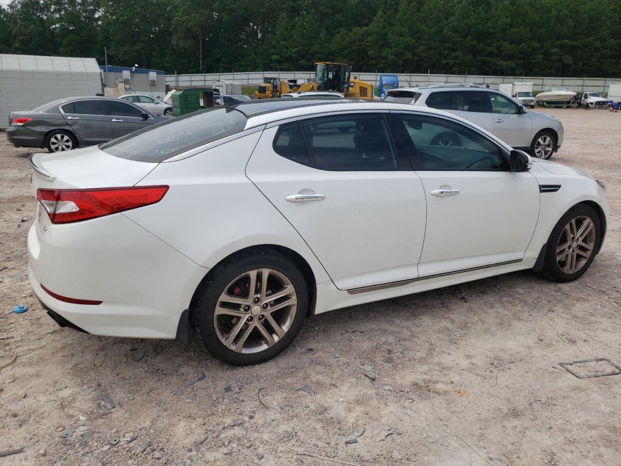 2013 KIA Optima VIN 5XXGR4A64DG095097 Copart auction photo, side damage thumbnail 3