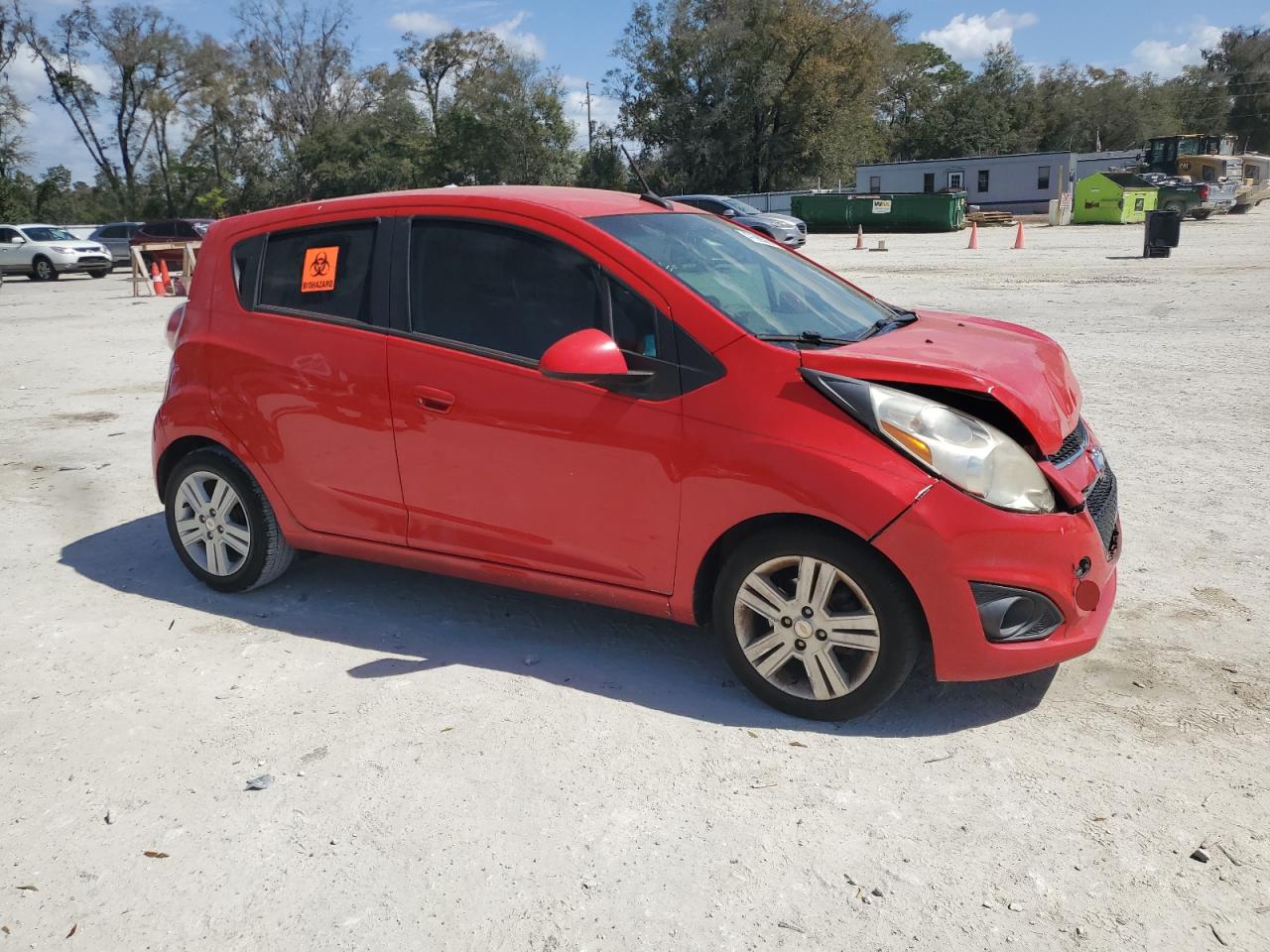 2014 Chevrolet Spark VIN KL8CB6S93EC436569 Copart auction photo, all over damage thumbnail 4