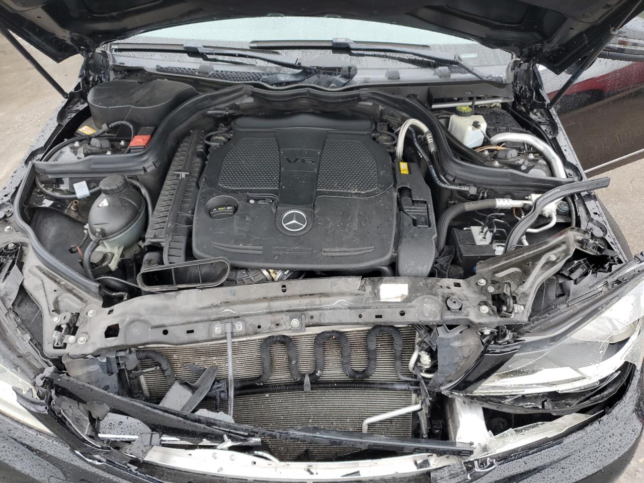 2014 Mercedes-Benz C-klasse VIN WDDGF5HB9EA954320 Copart auction photo, rear end / front end damage thumbnail 11