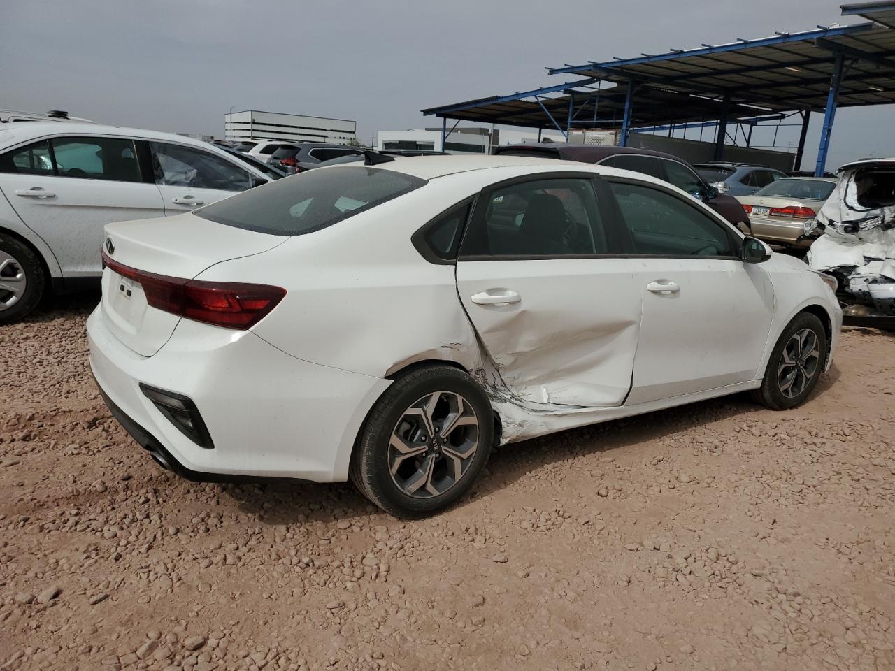 2019 KIA Forte VIN 3KPF24AD4KE111724 Copart auction photo, side damage thumbnail 3