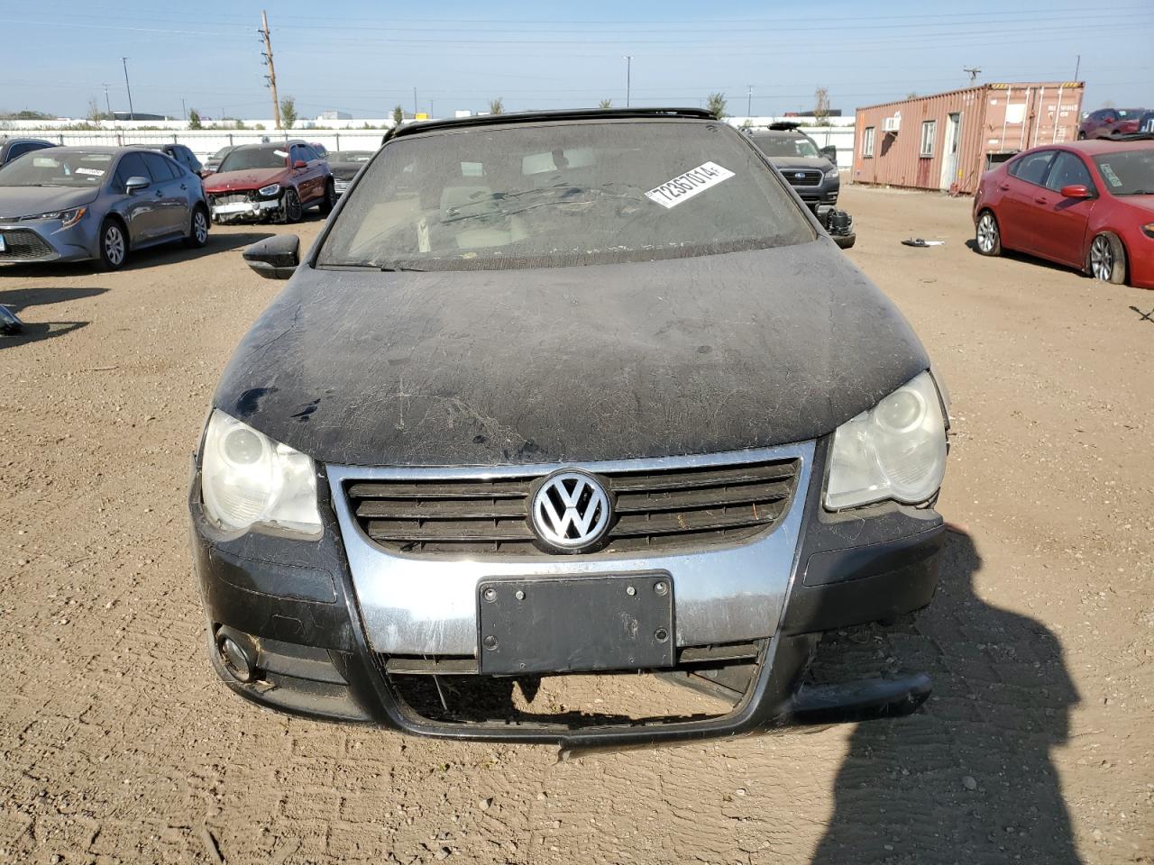 2010 Volkswagen Eos VIN WVWBA7AH9AV014373 Copart auction photo, rear end / front end damage thumbnail 5