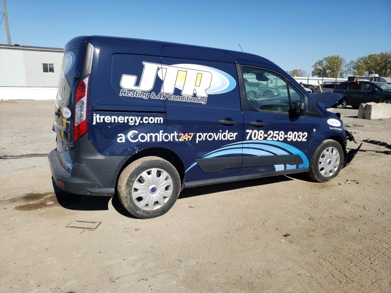 2021 Ford Transit VIN NM0LS6E22M1501439 Copart auction photo, front end damage thumbnail 3