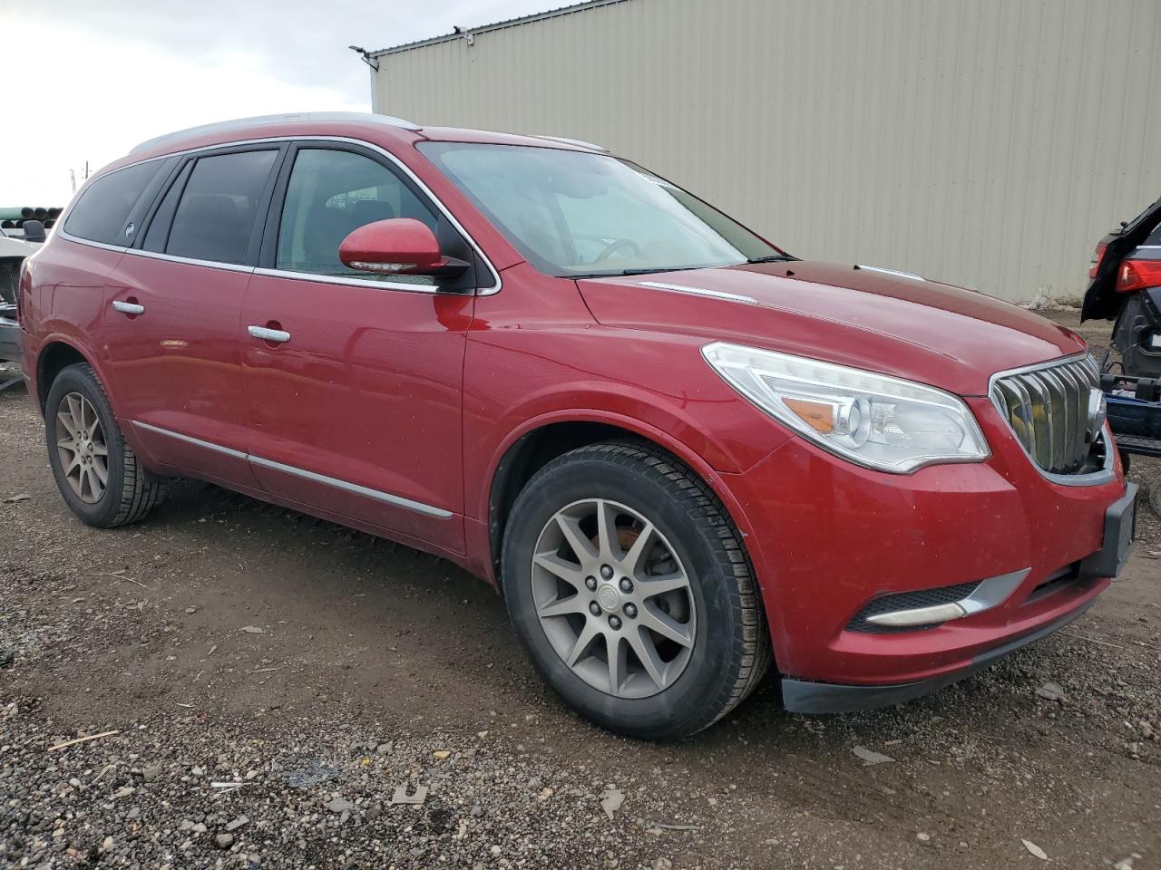 2014 Buick Enclave VIN 5GAKRBKD9EJ135796 Copart auction photo, rear end / front end damage thumbnail 4