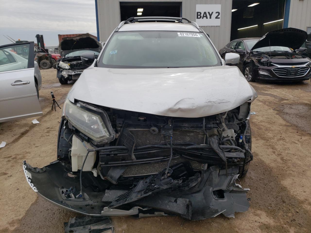 2015 Nissan Rogue VIN 5N1AT2MV9FC790396 Copart auction photo, front end damage thumbnail 5