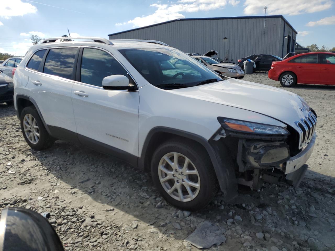2018 Jeep Grand Cherokee VIN 1C4PJLCB1JD510958 Copart auction photo, front end / side damage thumbnail 4