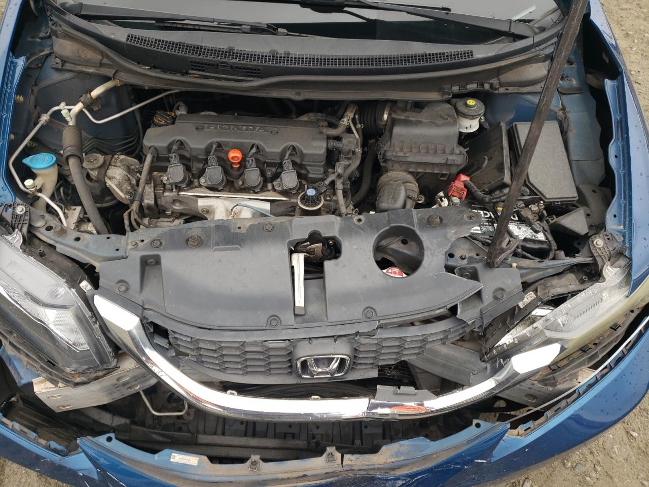 2013 Honda Civic VIN 2HGFB2F56DH573099 Copart auction photo, front end damage thumbnail 12