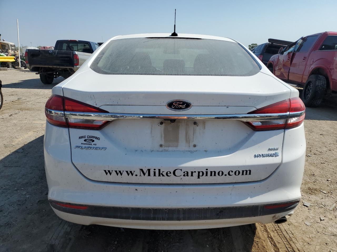 2017 Ford Fusion VIN 3FA6P0LU4HR355050 Copart auction photo, front end damage thumbnail 6