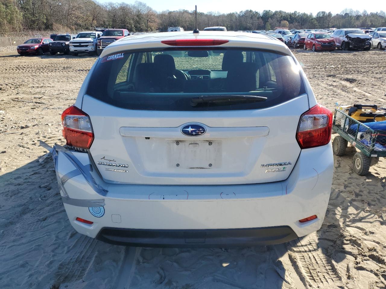 2015 Subaru Impreza VIN JF1GPAC60FH306177 Copart auction photo, rear end damage thumbnail 6