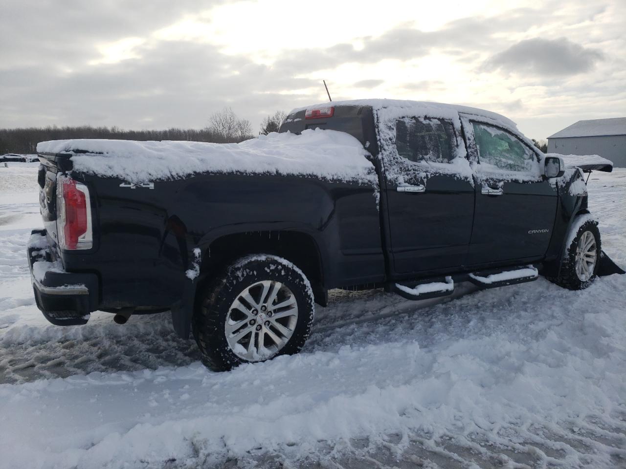 2016 GMC Canyon VIN 1GTG6DE37G1149775 Copart auction photo, front end damage thumbnail 3