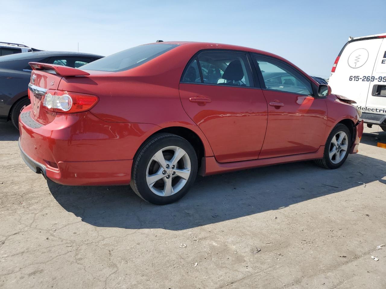 2012 Toyota Corolla VIN 2T1BU4EE3CC909918 Copart auction photo, front end damage thumbnail 3