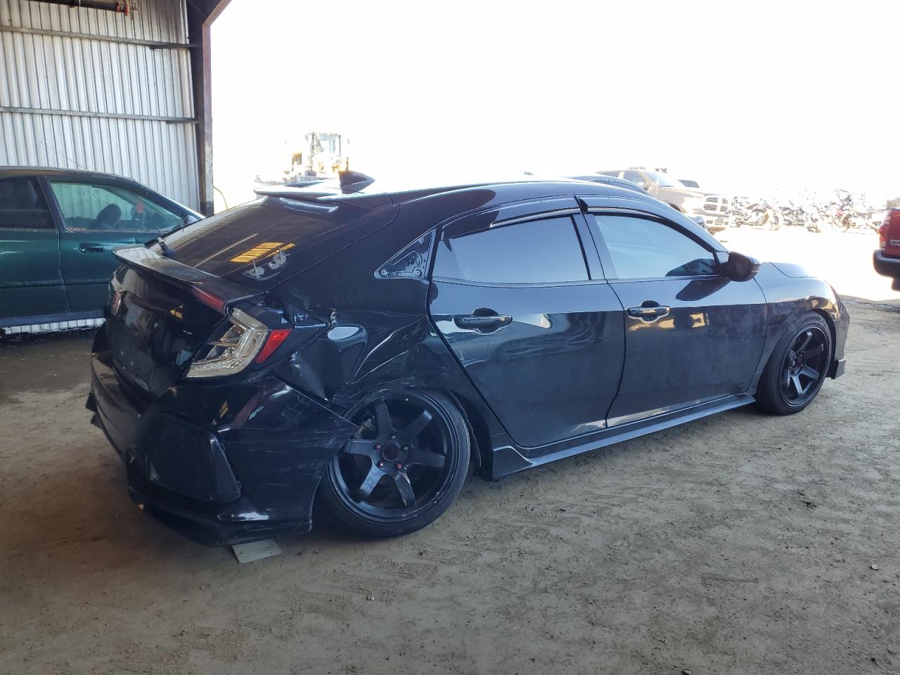 2017 Honda Civic VIN SHHFK7H46HU407532 Copart auction photo, rear end damage thumbnail 3