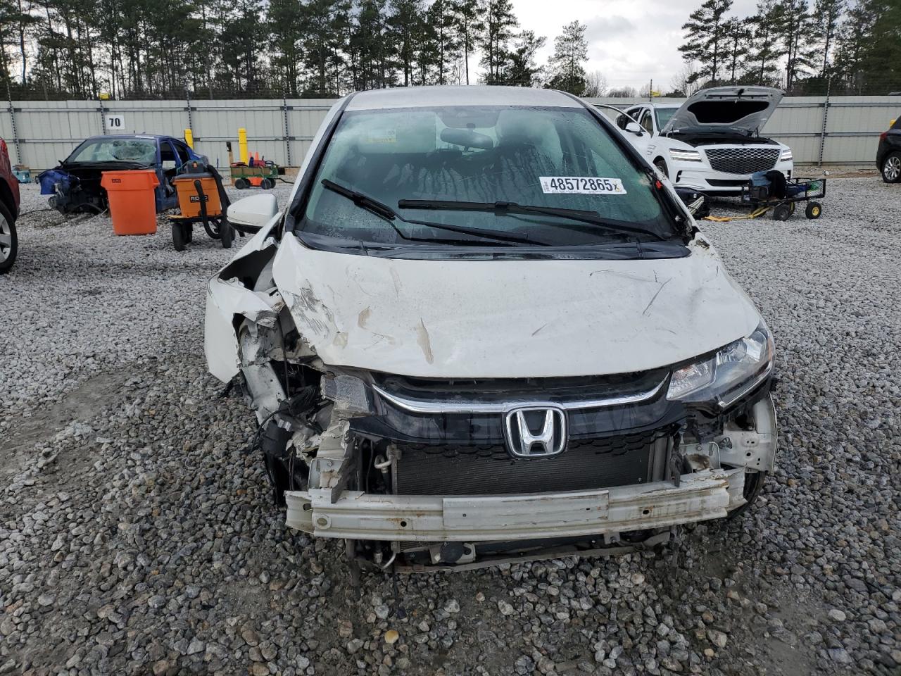 2018 Honda Fit VIN 3HGGK5H42JM735849 Copart auction photo, all over damage thumbnail 5