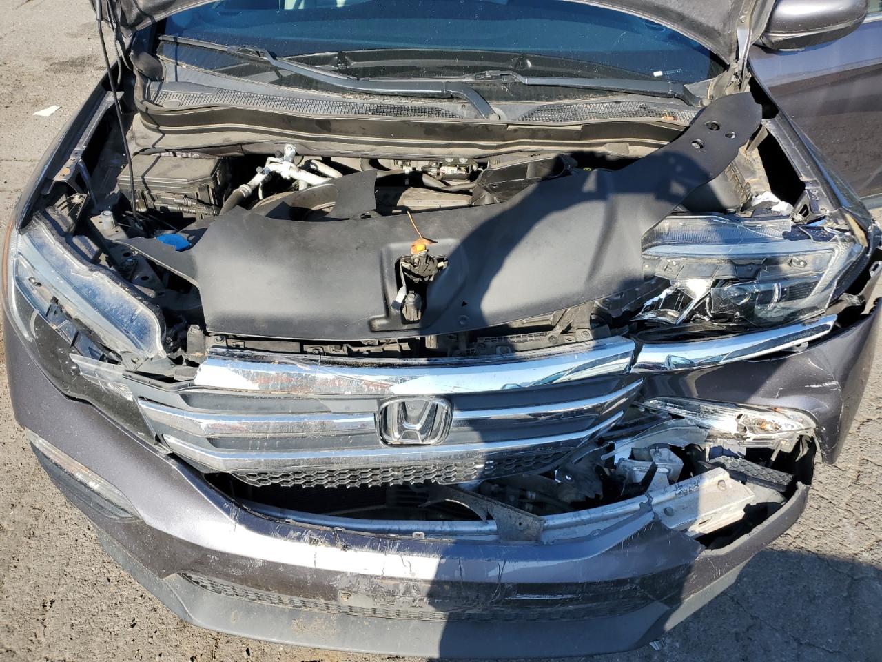 2017 Honda Pilot VIN 5FNYF6H55HB065816 Copart auction photo, front end damage thumbnail 11