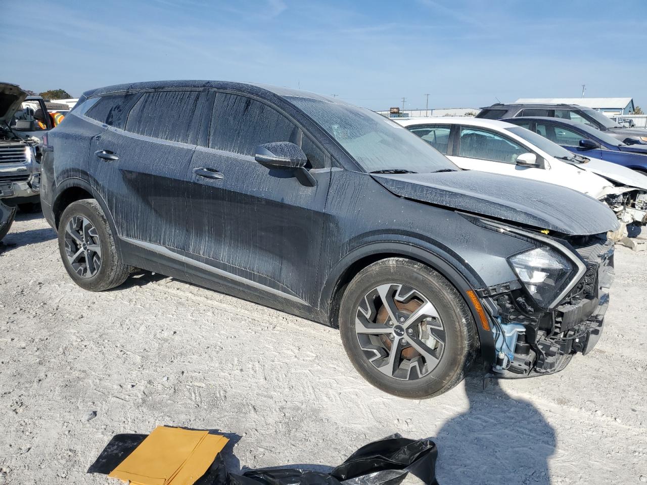 2023 KIA Sportage VIN 5XYK33AF6PG037918 Copart auction photo, front end / undercarriage damage thumbnail 4
