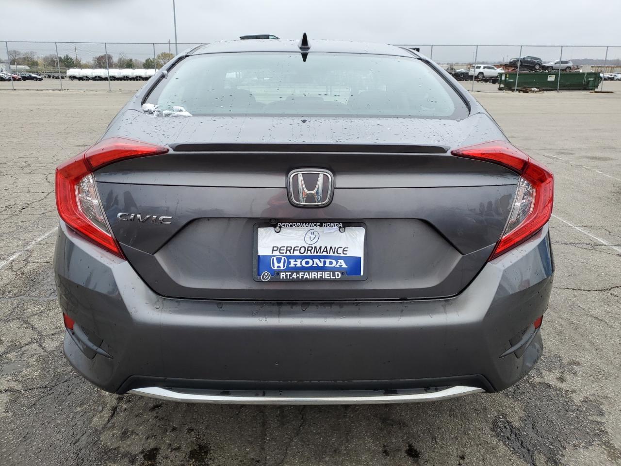 2019 Honda Civic VIN 19XFC1F3XKE209118 Copart auction photo, side / front end damage thumbnail 6