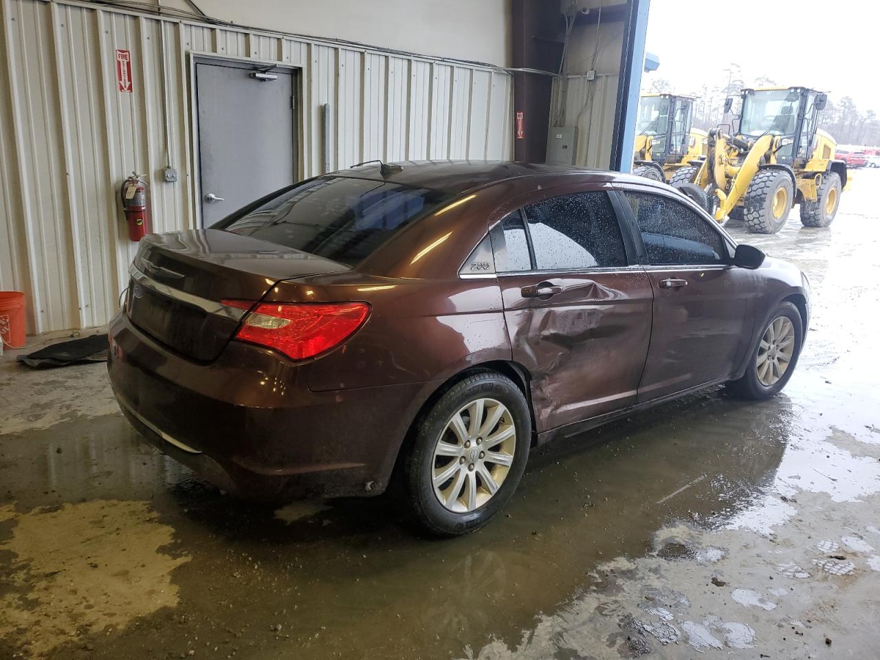 2013 Chrysler 200 VIN 1C3CCBBG9DN678009 Copart auction photo, side damage thumbnail 3