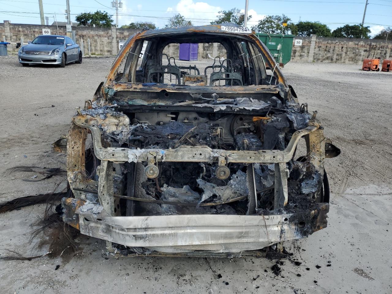 2021 Toyota RAV 4 VIN 2T3W1RFV9MW172270 Copart auction photo, burn damage thumbnail 5
