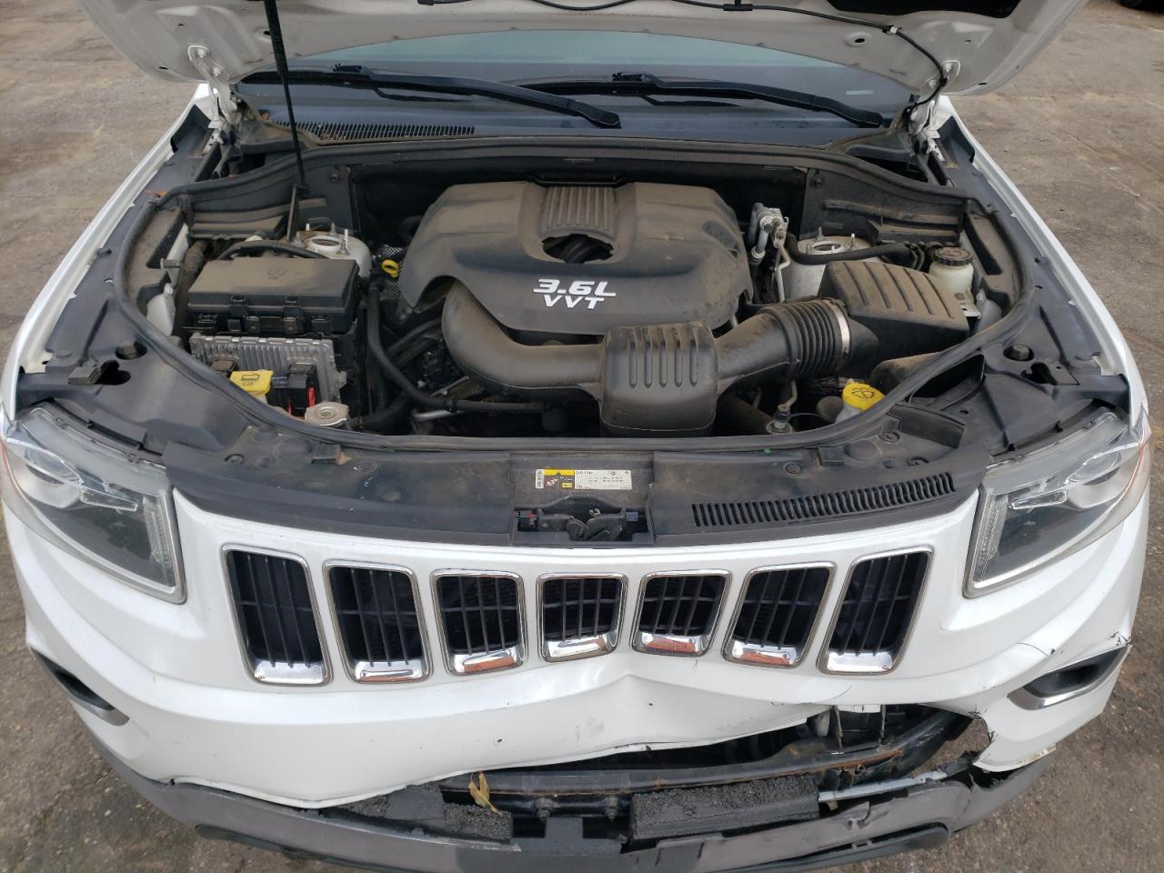2014 Jeep Grand Cherokee VIN 1C4RJFAG9EC159205 Copart auction photo, rear end damage thumbnail 12