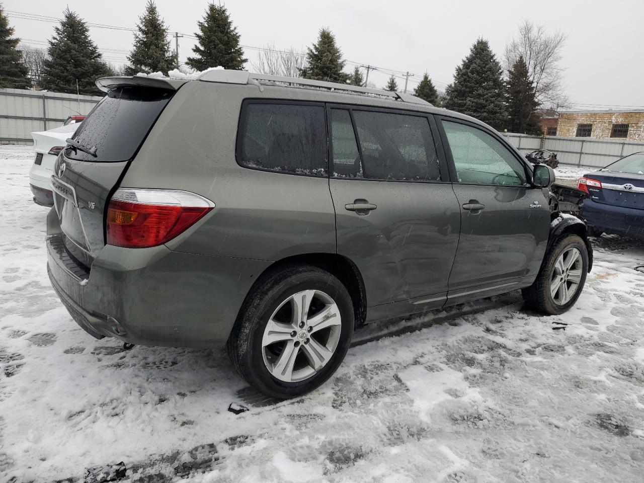 2008 Toyota Highlander VIN JTEDS43A882038854 Copart auction photo, front end / minor dent/scratches damage thumbnail 3