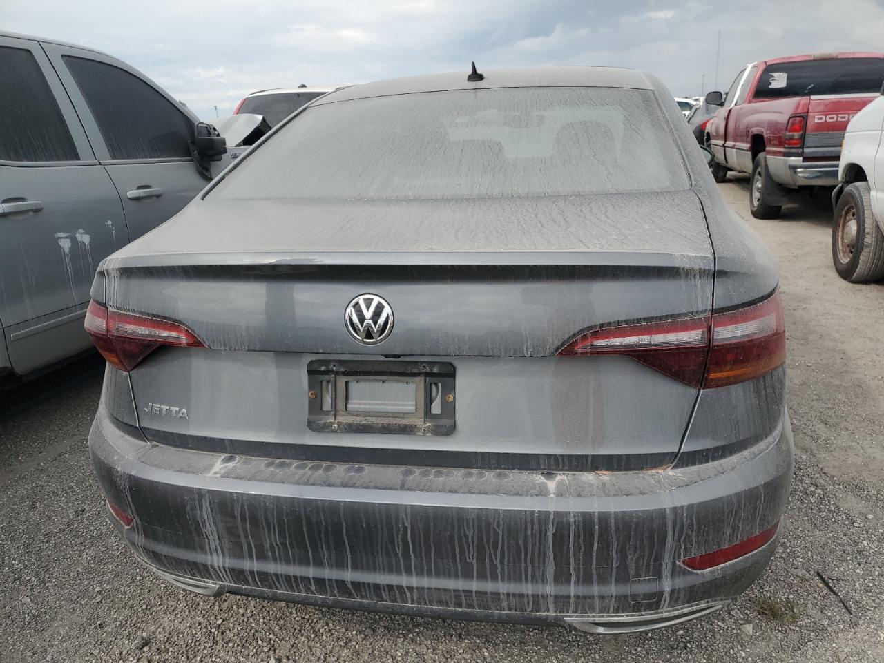 2019 Volkswagen Jetta VIN 3VWCB7BU3KM214400 Copart auction photo, side damage thumbnail 6