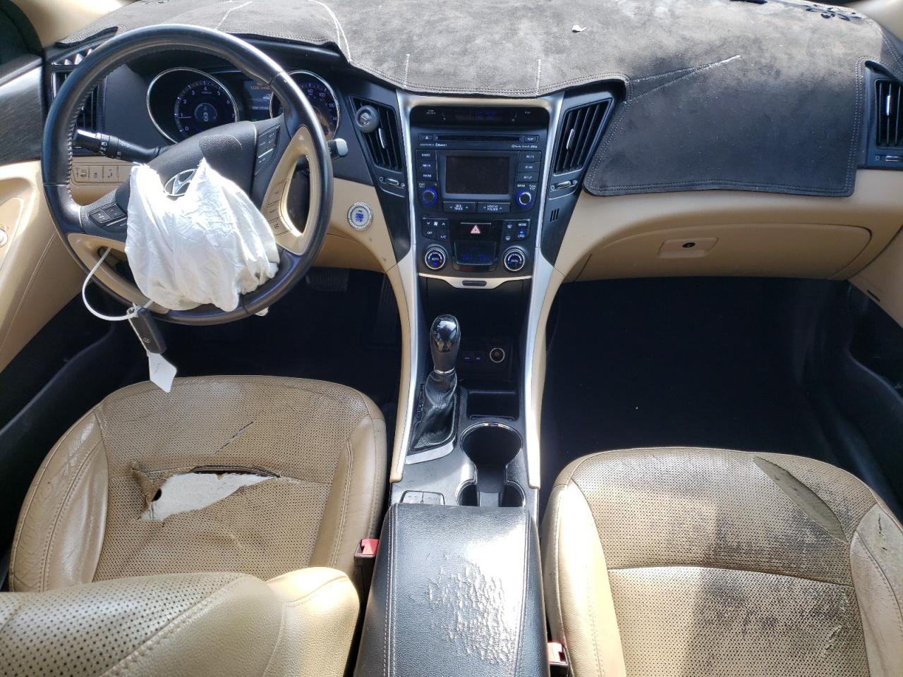 2014 Hyundai Sonata VIN 5NPEC4AC3EH844122 Copart auction photo, front end / minor dent/scratches damage thumbnail 8
