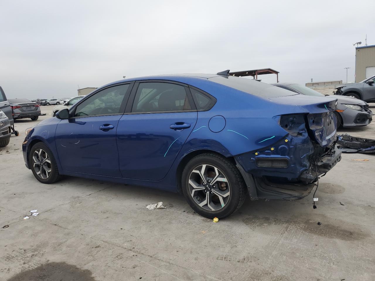 2020 KIA Forte VIN 3KPF24AD7LE214654 Copart auction photo, rear end / hail damage thumbnail 2