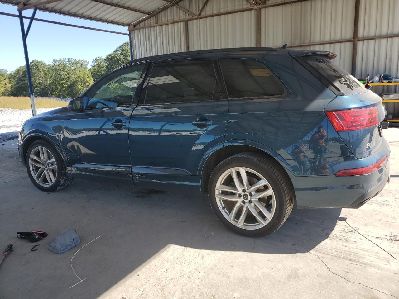 2018 Audi Q7 VIN WA1VAAF74JD025078 Copart auction photo, front end / side damage thumbnail 2