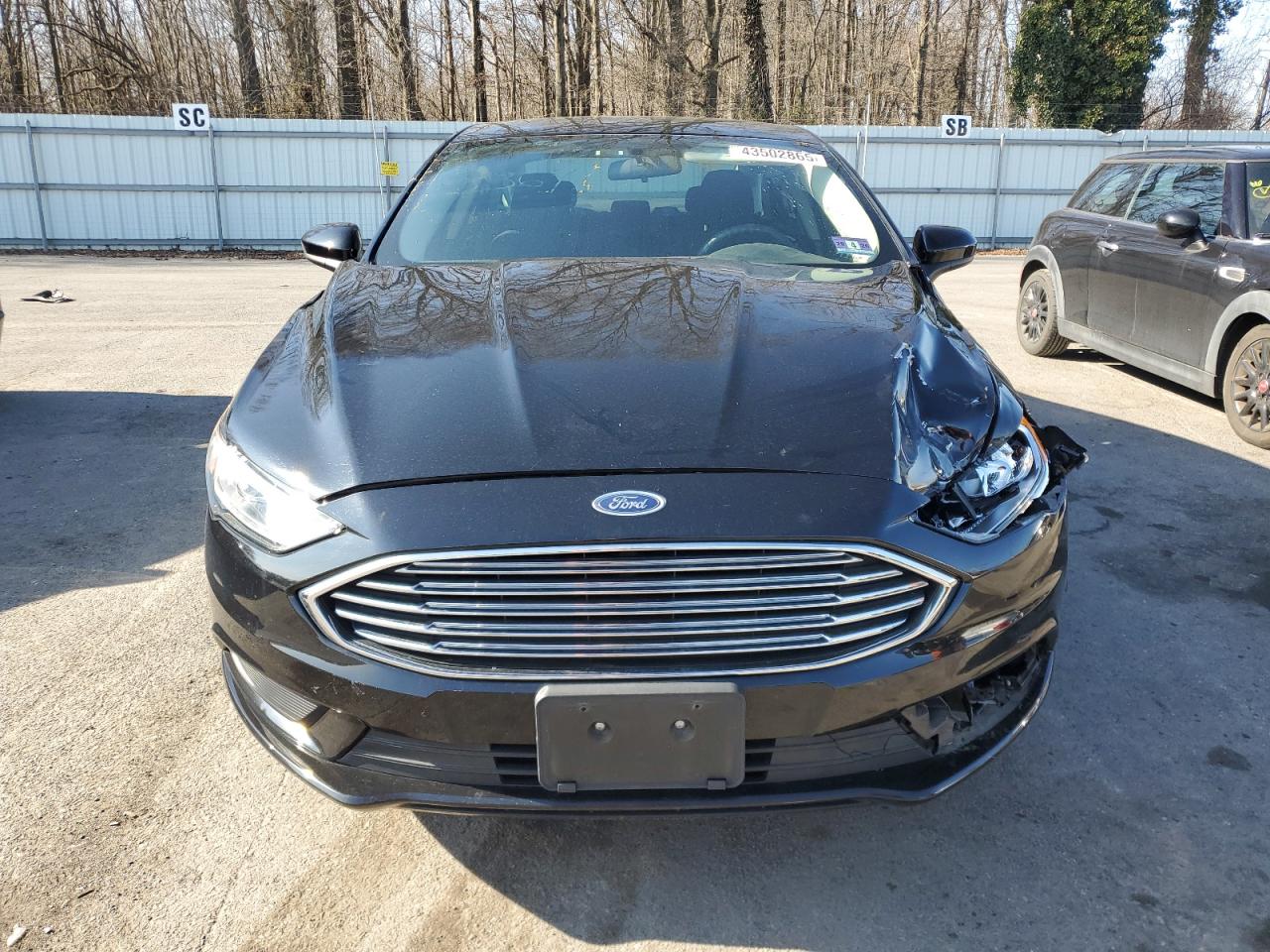 2017 Ford Fusion VIN 3FA6P0HD8HR269068 Copart auction photo, front end / side damage thumbnail 5
