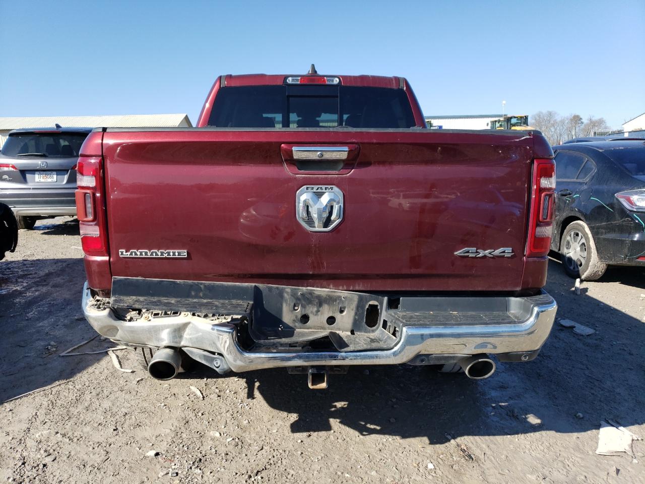2019 RAM 1500 VIN 1C6SRFJT3KN633809 Copart auction photo, front end / rear end damage thumbnail 6