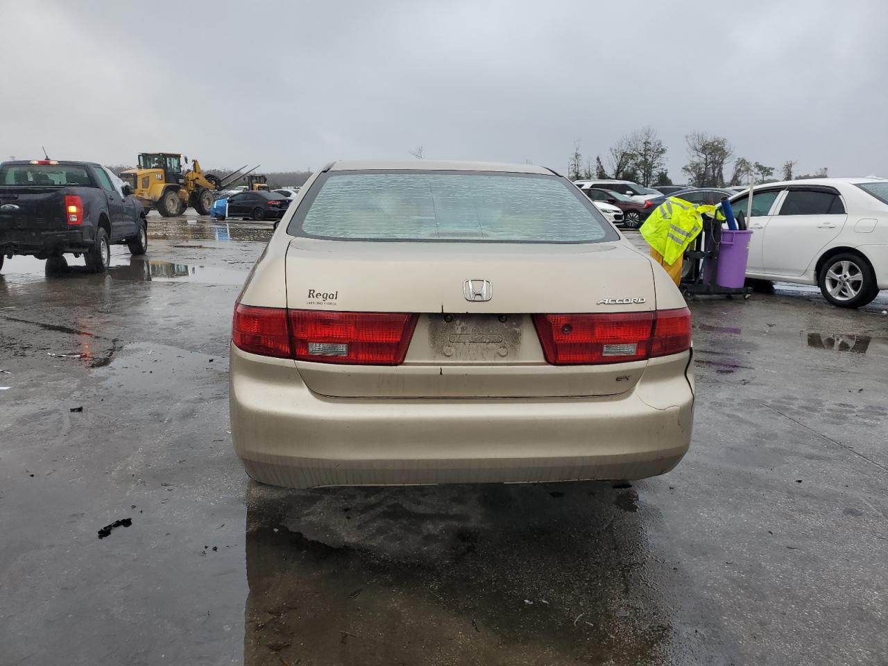 2005 Honda Accord VIN 1HGCM56775A091600 Copart auction photo, side / front end damage thumbnail 6