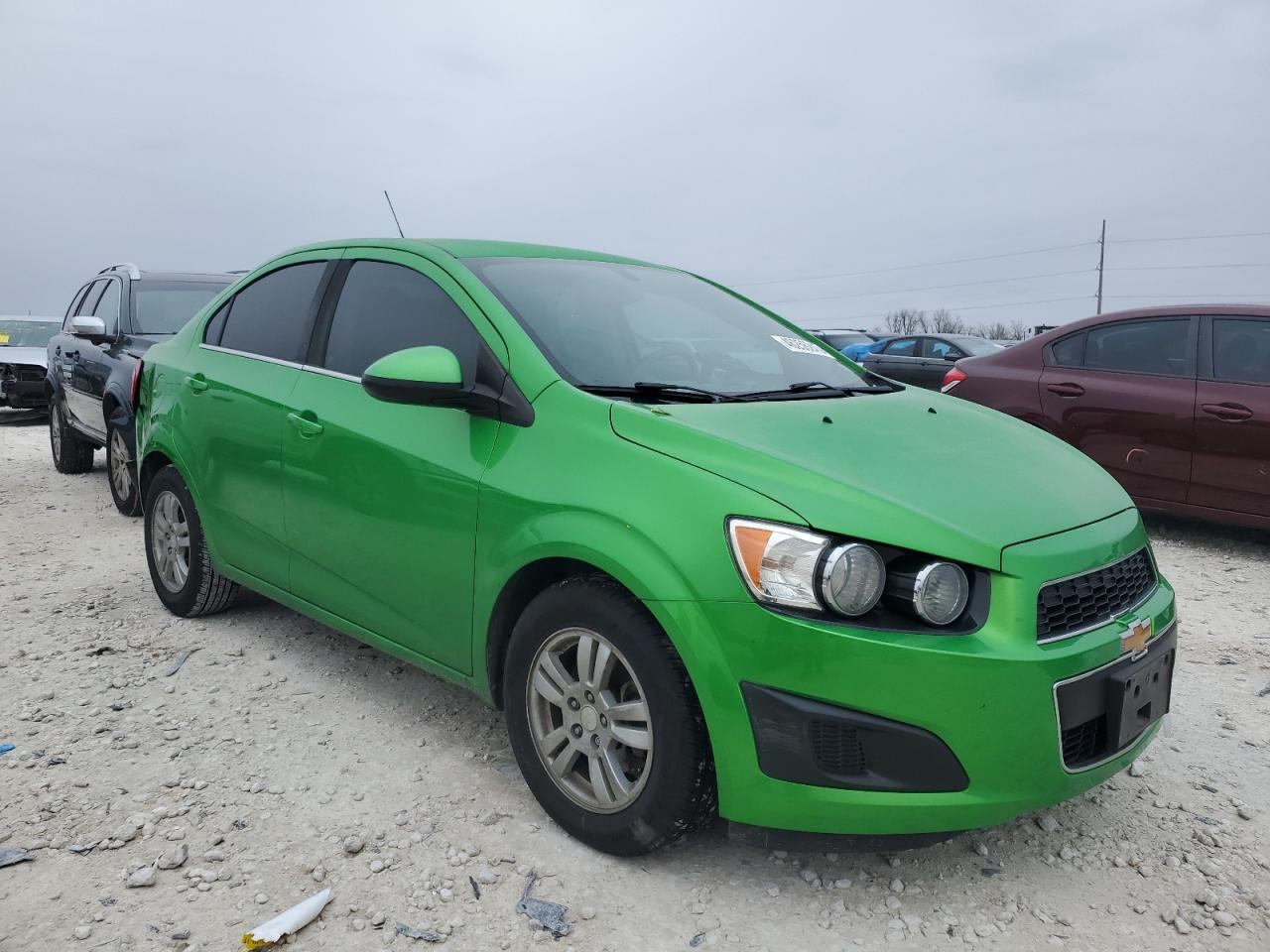 2015 Chevrolet Sonic VIN 1G1JC5SH5F4212768 Copart auction photo, rear end / side damage thumbnail 4