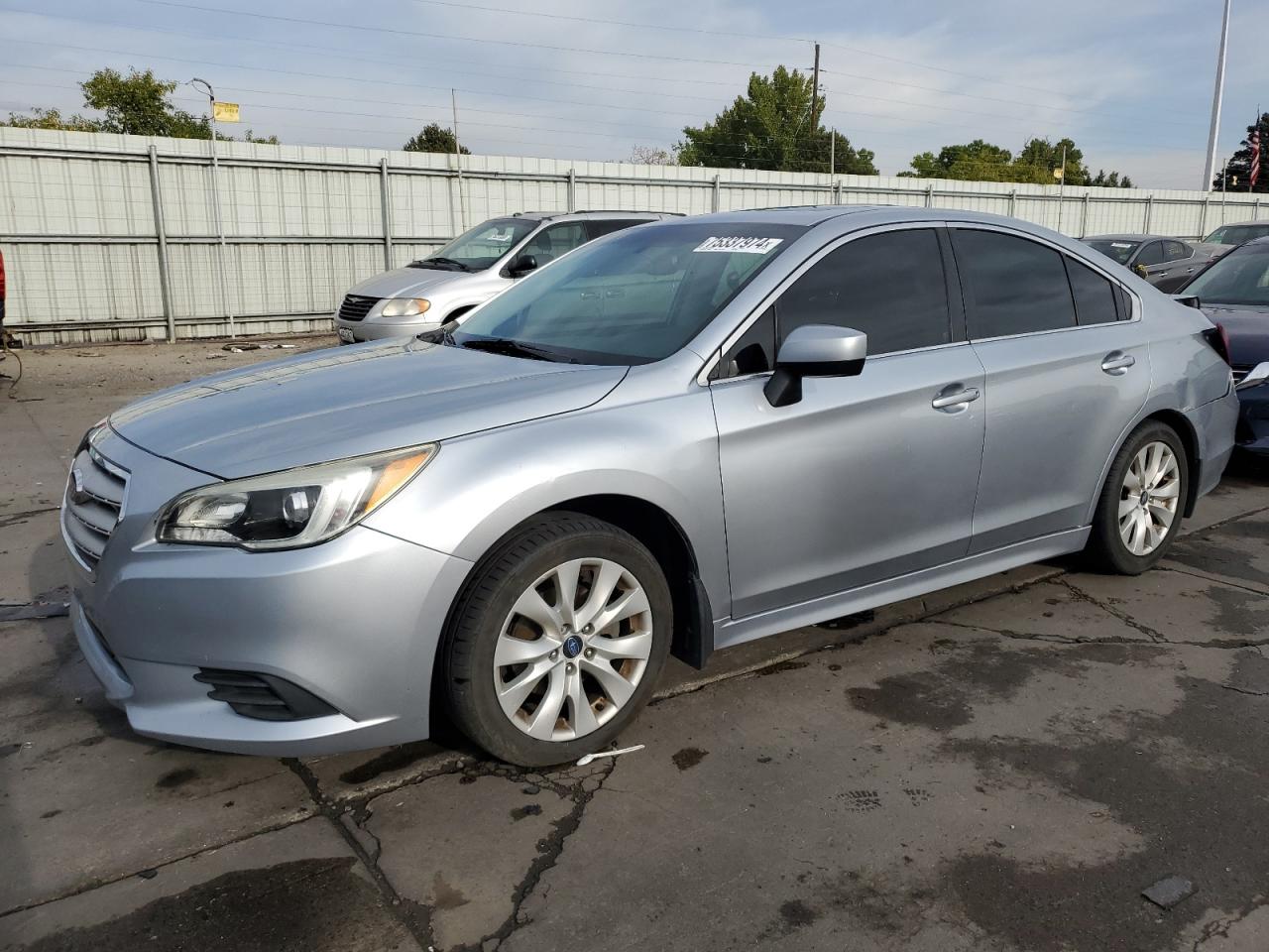 2015 Subaru Legacy VIN 4S3BNBE67F3007344