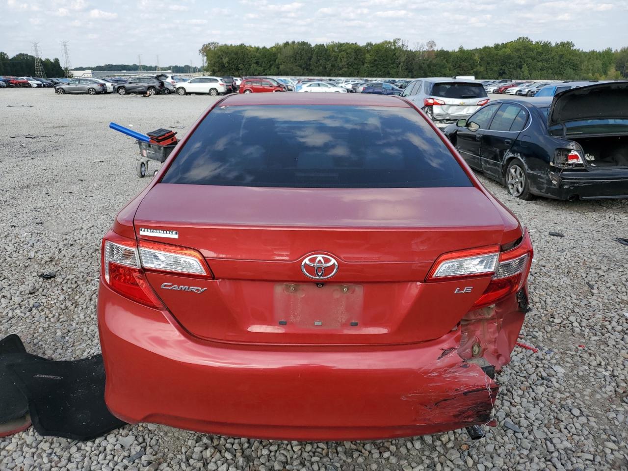 2012 Toyota Camry VIN 4T1BF1FK7CU561942 Copart auction photo, rear end damage thumbnail 6