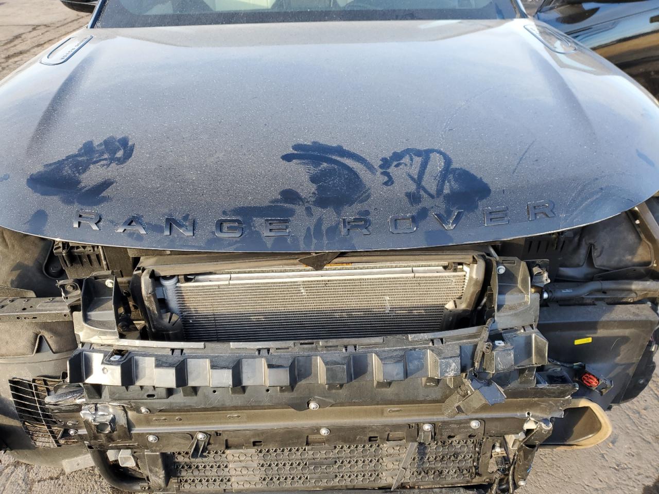2023 Land Rover Range Rover VIN SALYT2EU0PA357581 Copart auction photo, front end damage thumbnail 12