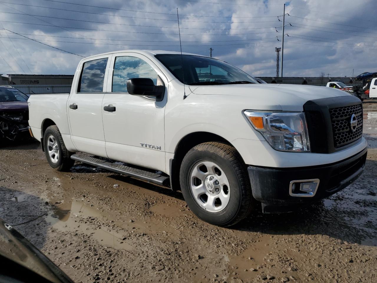 2017 Nissan Titan VIN 1N6AA1EK8HN527944 Copart auction photo, side damage thumbnail 4