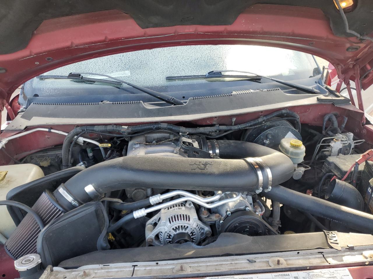 1998 Dodge RAM VIN 1B7KF23W1WJ168879 Copart auction photo, front end damage thumbnail 11