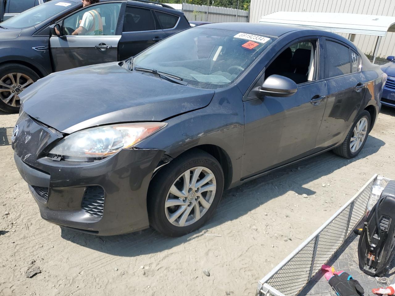 2012 Mazda 3 VIN JM1BL1V75C1605612