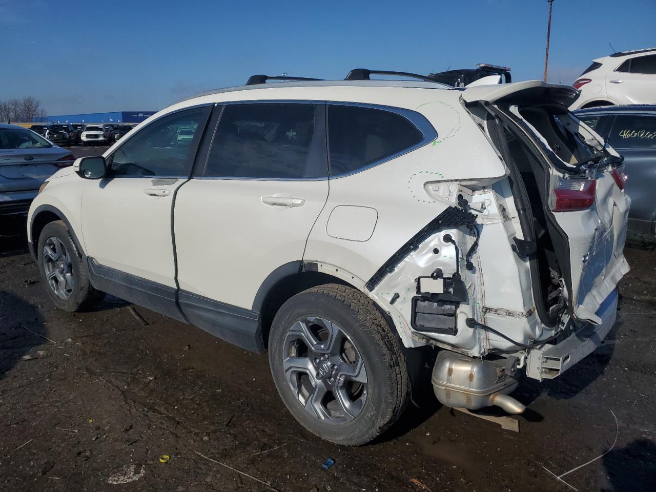 2017 Honda CR-V VIN 5J6RW2H81HL007202 Copart auction photo, rear end damage thumbnail 2