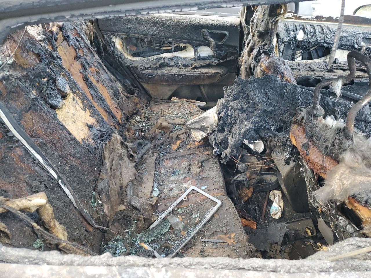 2016 KIA Optima VIN 5XXGT4L38GG115263 Copart auction photo, burn damage thumbnail 10
