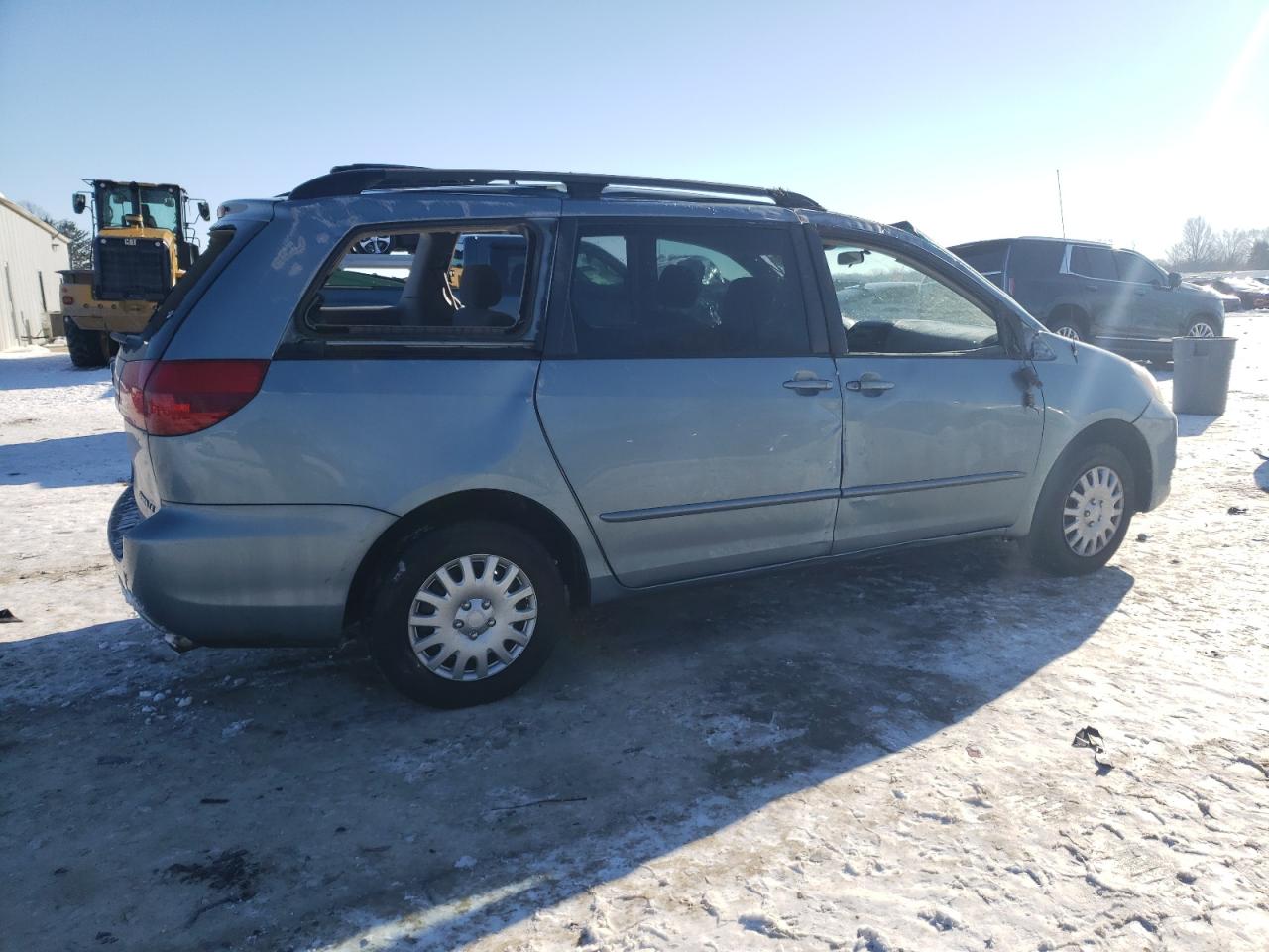 2004 Toyota Sienna VIN 5TDZA23C34S165730 Copart auction photo, rollover / side damage thumbnail 3