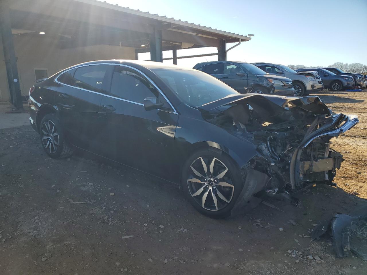 2021 Chevrolet Malibu VIN 1G1ZG5STXMF045112 Copart auction photo, front end damage thumbnail 4