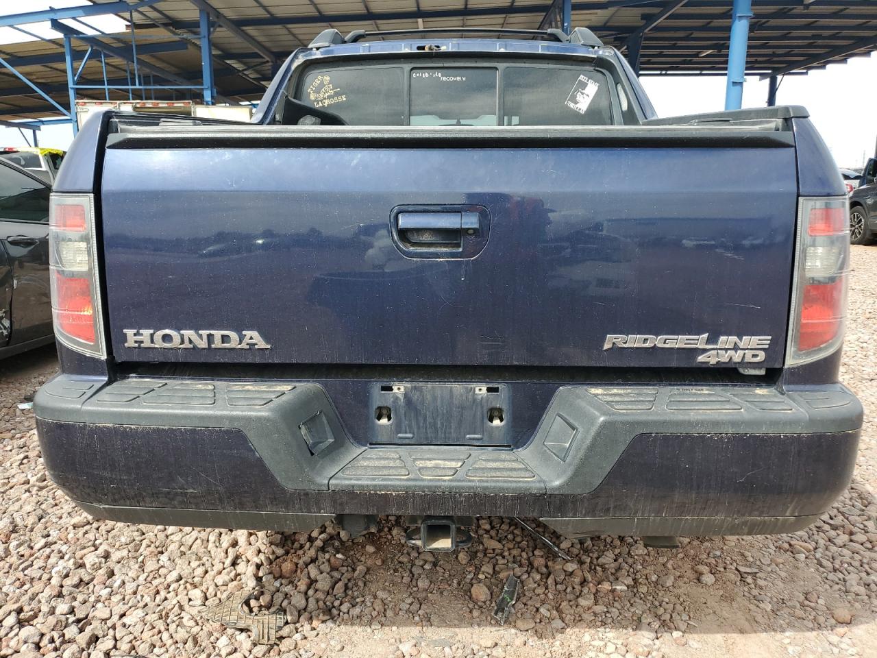 2014 Honda Ridgeline VIN 5FPYK1F58EB001953 Copart auction photo, front end / side damage thumbnail 6