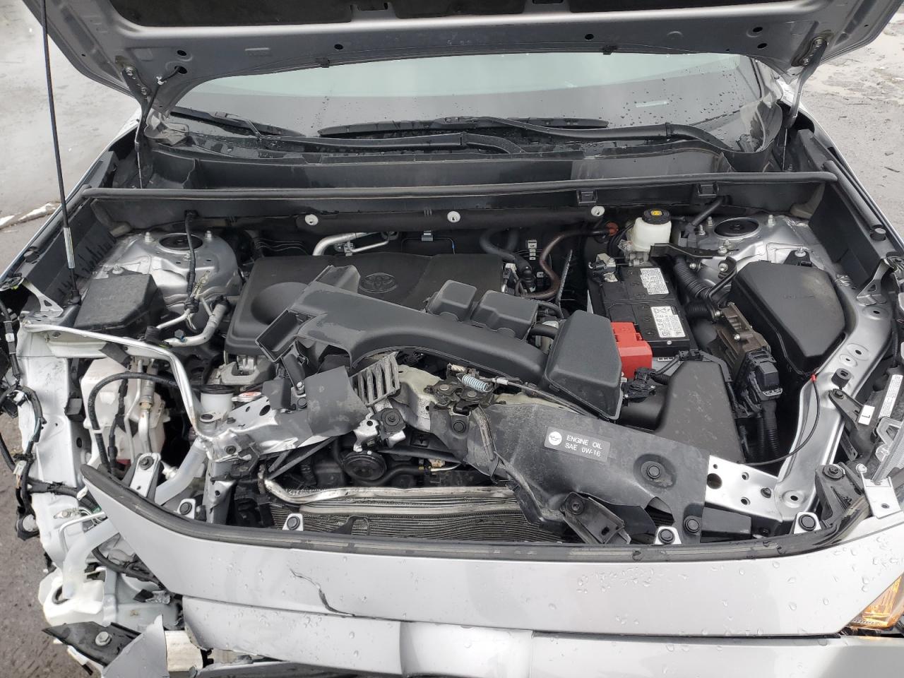 2022 Toyota RAV 4 VIN 2T3A1RFV9NC294026 Copart auction photo, front end / side damage thumbnail 12
