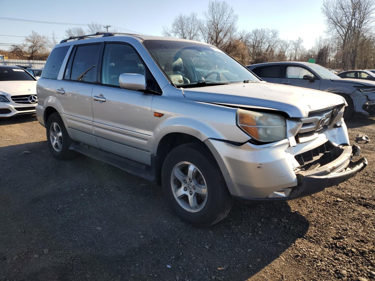 2006 Honda Pilot VIN 2HKYF186X6H548096 Copart auction photo, front end / minor dent/scratches damage thumbnail 4