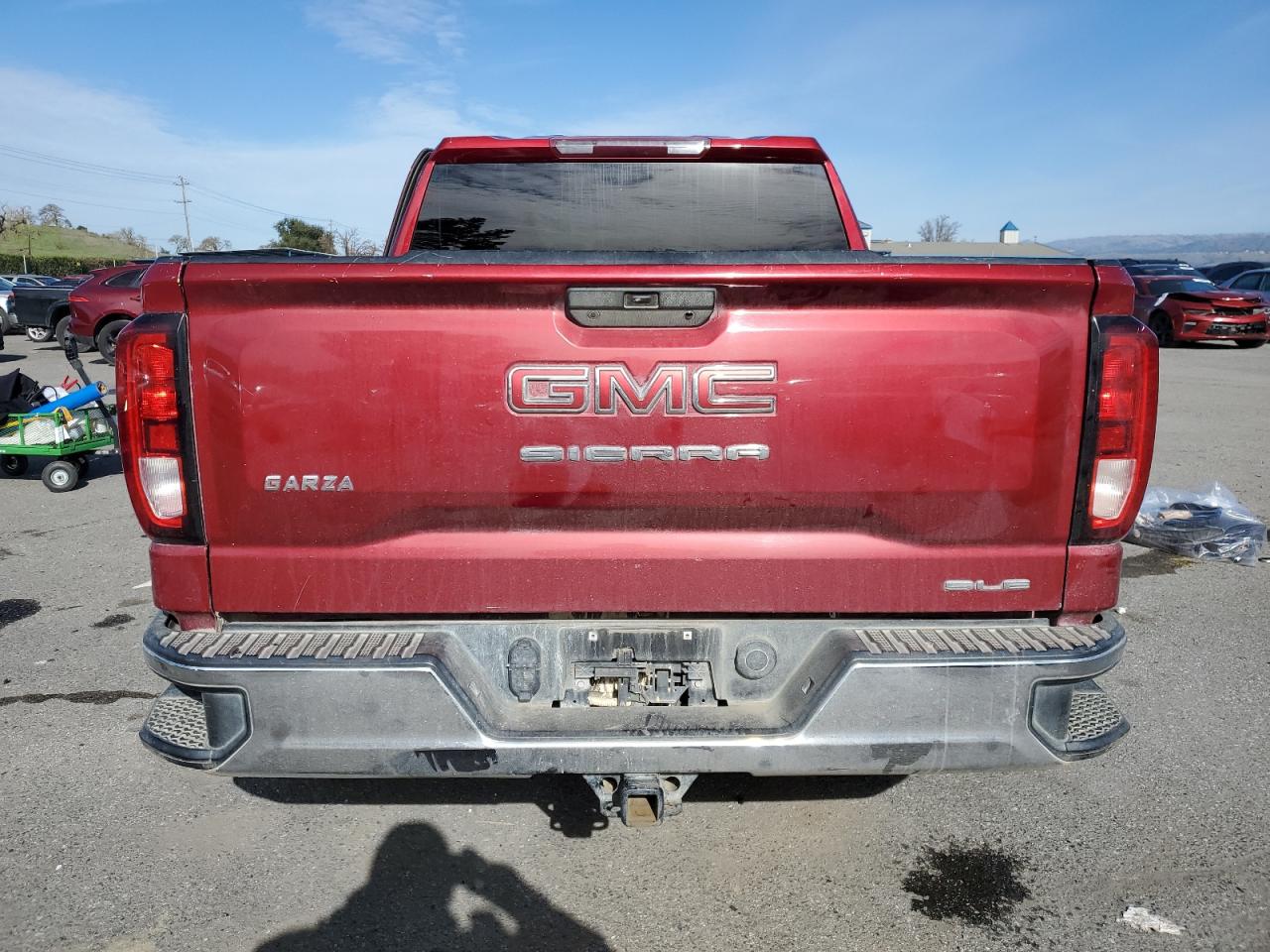 2020 GMC Sierra VIN 3GTU9BEDXLG161096 Copart auction photo, side damage thumbnail 6