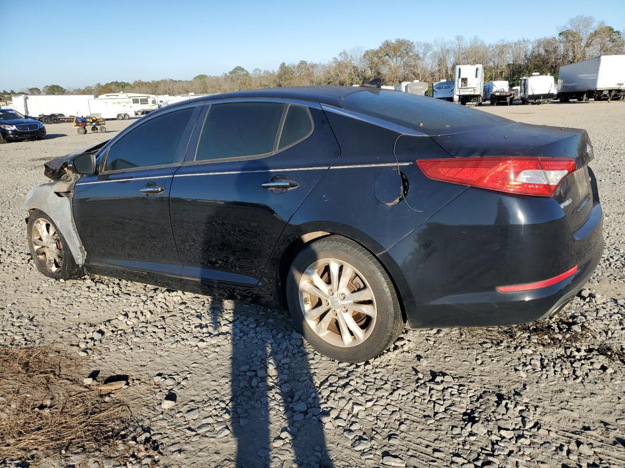 2012 KIA Optima VIN 5XXGN4A62CG030047 Copart auction photo, burn damage thumbnail 2