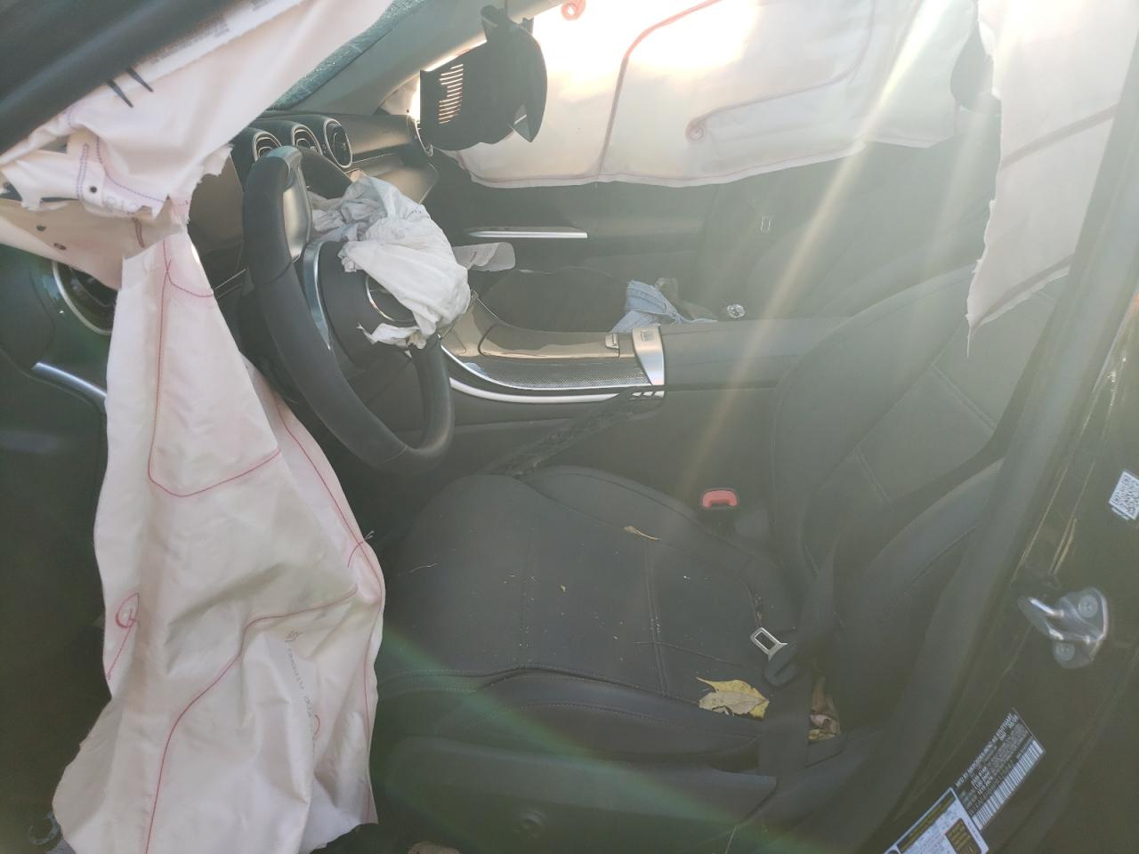 2023 Mercedes-Benz C-klasse VIN W1KAF4HB8PR125842 Copart auction photo, front end / top/roof damage thumbnail 7