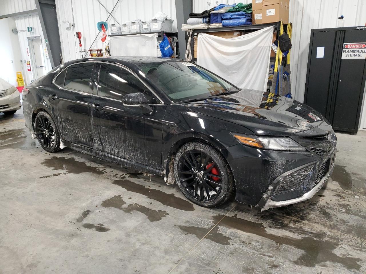 2022 Toyota Camry VIN 4T1K61AK3NU066020 Copart auction photo, front end / side damage thumbnail 4